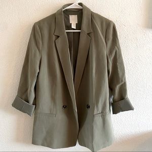 H&M Olive Green Blazer